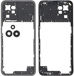 Рамка корпусу Realme C35 зі склом камери Glowing Black