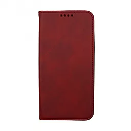 Чехол-книжка 1TOUCH Premium для Iphone 13 Pro Max (Dark Red)