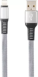 Кабель Gelius Pro Flexible USB-A - Lightning 12w 2.4a 1м cable Grey (GP-UC02i) - фото Кабель Gelius Pro Flexible USB-A - Lightning 12w 2.4a 1м cable Grey (GP-UC02i)