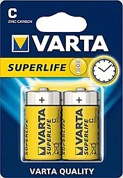 Батарейка Varta C (R14) SuperLife 2шт
