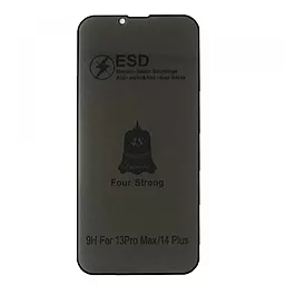 Захисне скло ESD PRIVACY GLASS для Apple iPhone 13 Pro Max Black (без упаковки)