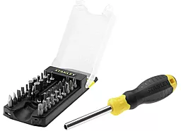 Отвёртка с набором бит Stanley Multibit 34 насадки - фото Отвёртка с набором бит Stanley Multibit 34 насадки