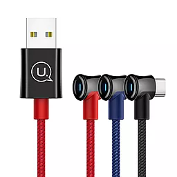 Кабель Usams U13 USB-A - Type-C 12w 2.4a 1.2м cable Red (US-SJ341) - фото Кабель Usams U13 USB-A - Type-C 12w 2.4a 1.2м cable Red (US-SJ341)