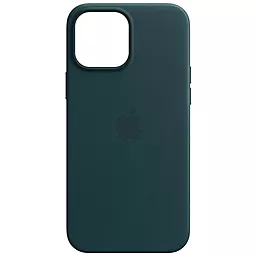 Чехол Apple Leather Case with MagSafe for iPhone 13 Pro Indigo Blue
