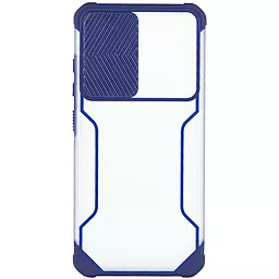 Чехол Epik Camshield matte Ease TPU со шторкой для Samsung Galaxy A32 4G Синий - миниатюра 3