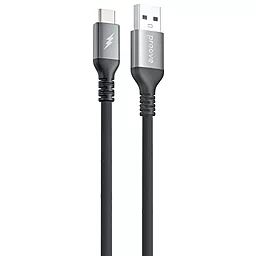 Кабель Proove ReGen USB-A - Type-C 15w 3a 1м cable black (CCRS12001102) - фото Кабель Proove ReGen USB-A - Type-C 15w 3a 1м cable black (CCRS12001102)