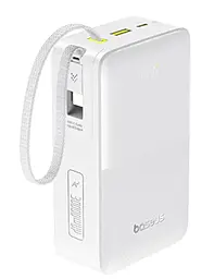 Повербанк Baseus EnerFill FC51 Bipow 2 Pro 30000mAh 22.5W White (E0028101) - фото Повербанк Baseus EnerFill FC51 Bipow 2 Pro 30000mAh 22.5W White (E0028101)