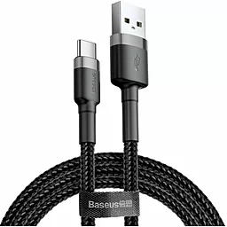 Кабель USB Baseus Cafule 3M USB Type-C Cable Black (CATKLF-UG1)