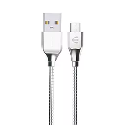 Кабель USB Jellico KS-10 3A micro USB Cable Silver