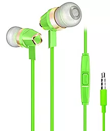 Наушники Hoco M4 Green - фото Наушники Hoco M4 Green