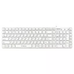 Клавиатура Vinga (KB820White) White - фото Клавиатура Vinga (KB820White) White
