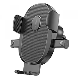 Держатель Borofone BH92 Grand one-button (air outlet) Black - фото Держатель Borofone BH92 Grand one-button (air outlet) Black