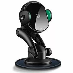 Держатель с беспроводной зарядкой Usams CD94 Suction Cup Type Automatic Wireless Car Holder 10W Black (CD94ZJ01) - фото Держатель с беспроводной зарядкой Usams CD94 Suction Cup Type Automatic Wireless Car Holder 10W Black (CD94ZJ01)