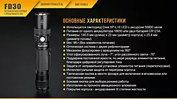Ліхтарик Fenix FD30 з акумулятором - мініатюра 22