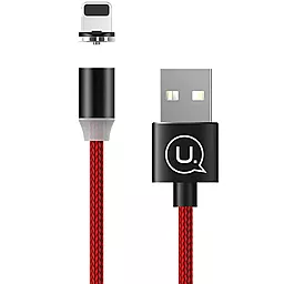 Кабель Usams USB-A - Lightning 10.5w 1м cable Red (US-SJ292) - фото Кабель Usams USB-A - Lightning 10.5w 1м cable Red (US-SJ292)
