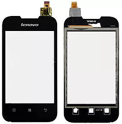 Сенсор (тачскрин) Lenovo A66 (original) Black - фото Сенсор (тачскрин) Lenovo A66 (original) Black