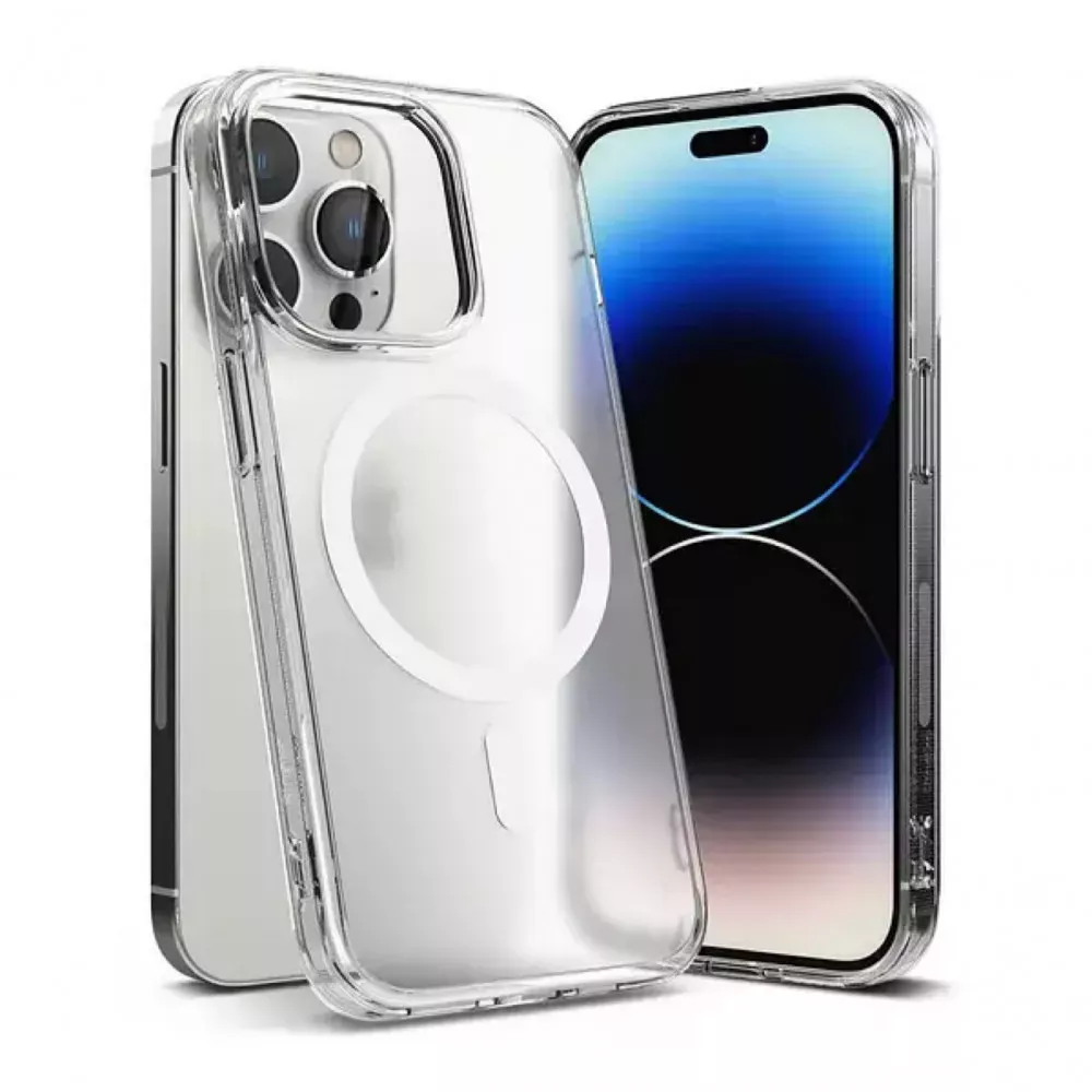 Чохол Space Case with MagSafe для Apple iPhone 15 Pro Max Clear - фото 3
