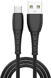 Кабель Grand-X USB-A - Type-C 15w 3a 1м cable Black (PC-02) - фото Кабель Grand-X USB-A - Type-C 15w 3a 1м cable Black (PC-02)