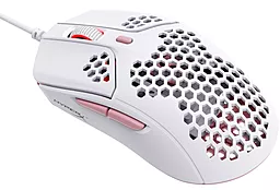 Компьютерная мышка HyperX Pulsefire Haste USB White/Pink (HMSH1-A-WT/G, 4P5E4AA) - фото Компьютерная мышка HyperX Pulsefire Haste USB White/Pink (HMSH1-A-WT/G, 4P5E4AA)