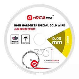 Струна металева для розділення дисплеїв і сенсорів G+OCA PRo 0.03 мм / 100 м - фото Струна металева для розділення дисплеїв і сенсорів G+OCA PRo 0.03 мм / 100 м