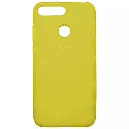 Чохол Epik Silicone Case Full для Huawei Y7 Prime 2018 Yellow