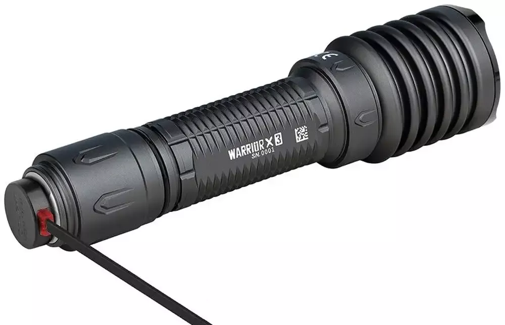 Фонарик аккумуляторный Olight Warrior X 3 (1x21700) Gunmetal grey - фото 6
