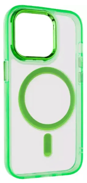 Чехол Epik Iris with MagSafe для Apple iPhone 13 Pro Light Green - фото 2