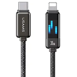 Кабель Usams US-SJ743 Meteor Ser. USB Type-C - Lightning 30w 3a 1.2м PD cable Tarnish - фото Кабель Usams US-SJ743 Meteor Ser. USB Type-C - Lightning 30w 3a 1.2м PD cable Tarnish