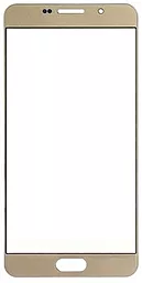 Корпусное стекло дисплея Samsung Galaxy A7 A710F, A710FD, A710M, A710Y, A7100 2016 Gold