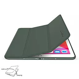 Чехол для планшета BeCover Tri Fold Soft TPU с креплением Apple Pencil для Apple iPad 10.2" 7 (2019), 8 (2020), 9 (2021) Dark Green (706743) - миниатюра 2