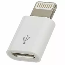Адаптер-перехідник PowerPlant Micro USB - Apple Lightning (8 pin) (DV00DV4047)