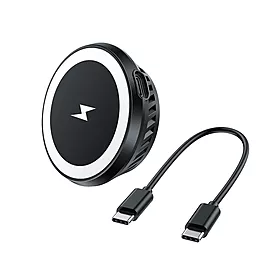 Беспроводное (индукционное) зарядное устройство AceFast E2 2a cooling wireless charger black - фото Беспроводное (индукционное) зарядное устройство AceFast E2 2a cooling wireless charger black