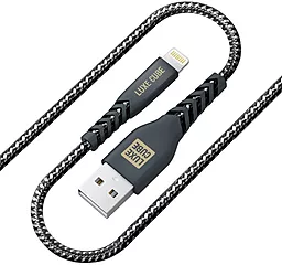 Кабель USB Luxe Cube Kevlar Lightning Cable 1.2м Black