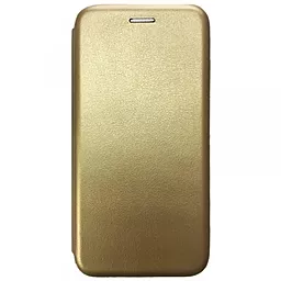 Чехол-книжка Level для Samsung S10 Gold