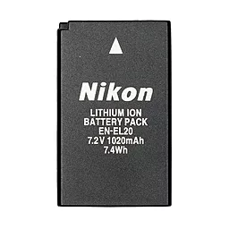 Акумулятор для фотоапарата Nikon EN-EL20 (1020 mAh)