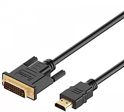 Видеокабель MediaRange HDMI - DVI М-М 2 м 24+1 Black (MRCS132)
