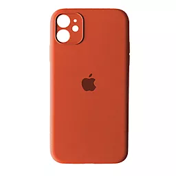 Чехол Silicone Case Full Camera for Apple iPhone 11 Kumquat