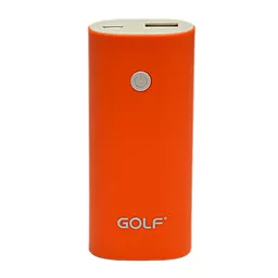 Повербанк GOLF Gf-208 5200 mAh Orange - фото Повербанк GOLF Gf-208 5200 mAh Orange