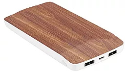 Повербанк Hoco J5 Wooden 8000mAh Red Oak - фото Повербанк Hoco J5 Wooden 8000mAh Red Oak