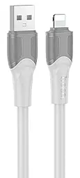 Кабель Hoco X106 Big Bull USB-A - Lightning 12w 2.4A 3м cable Gray - фото Кабель Hoco X106 Big Bull USB-A - Lightning 12w 2.4A 3м cable Gray