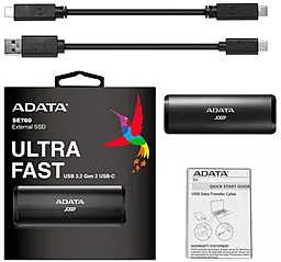 SSD Накопитель ADATA SE760 256 GB (ASE760-256GU32G2-CBK) Black - миниатюра 6