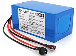 Акумуляторна батарея QiSuo QS-2412 24V 12A з елементами Li-ion 18650 DC: 5.5x2.1 T-2HQ
