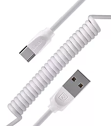 Кабель USB Remax Radiance-PRO USB Type-C Cable White (RC-117a)