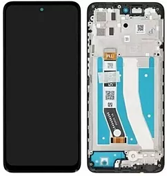 Дисплей Motorola Moto G32 (XT2235) с тачскрином и рамкой,  Black