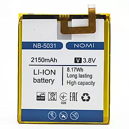 Аккумулятор Nomi i5031 Evo X1 / NB-5031 (2150 mAh) 12 мес. гарантии