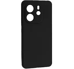Чехол Silicone Case Luxury для Xiaomi Redmi Note 14 4G Global Version Black - фото Чехол Silicone Case Luxury для Xiaomi Redmi Note 14 4G Global Version Black
