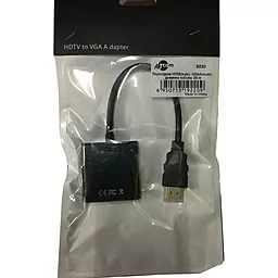 Видео переходник (адаптер) Atcom HDMI - VGA 0.1m (9220) Черный - миниатюра 2