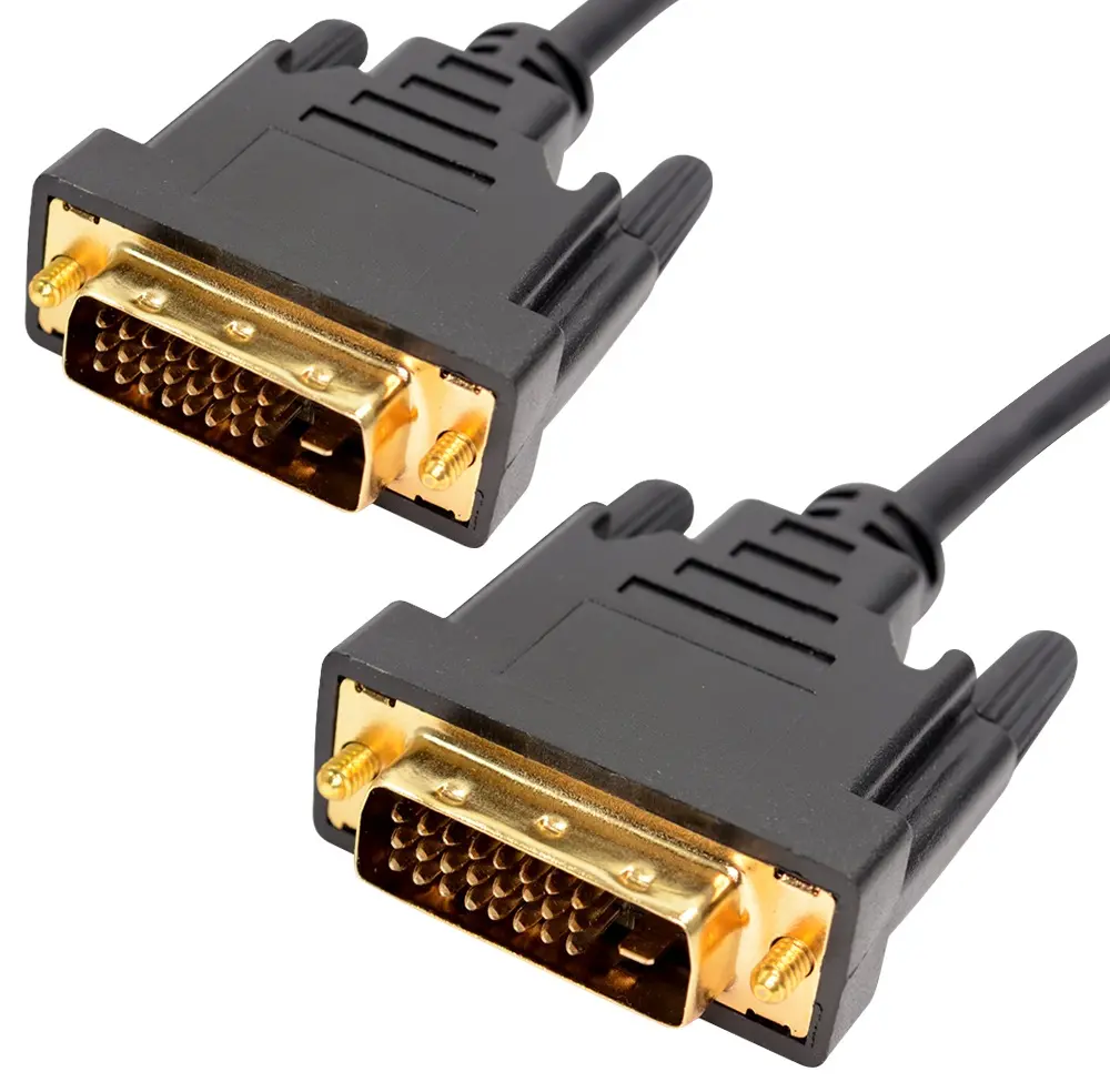 Відеокабель DVI 1080p 60hz M/M 1.5m cable Black 1TOUCH - фото 2