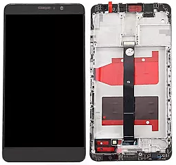 Дисплей Huawei Mate 9 (MHA-L29, MHA-L09, MHA-AL00) с тачскрином и рамкой, оригинал, Black