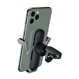 Держатель с автозажимом Baseus Penguin Gravity Silver (SUYL-QE0S) - миниатюра 5
